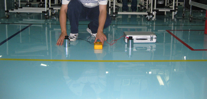 桐鄉機房防靜電環氧地坪檢測